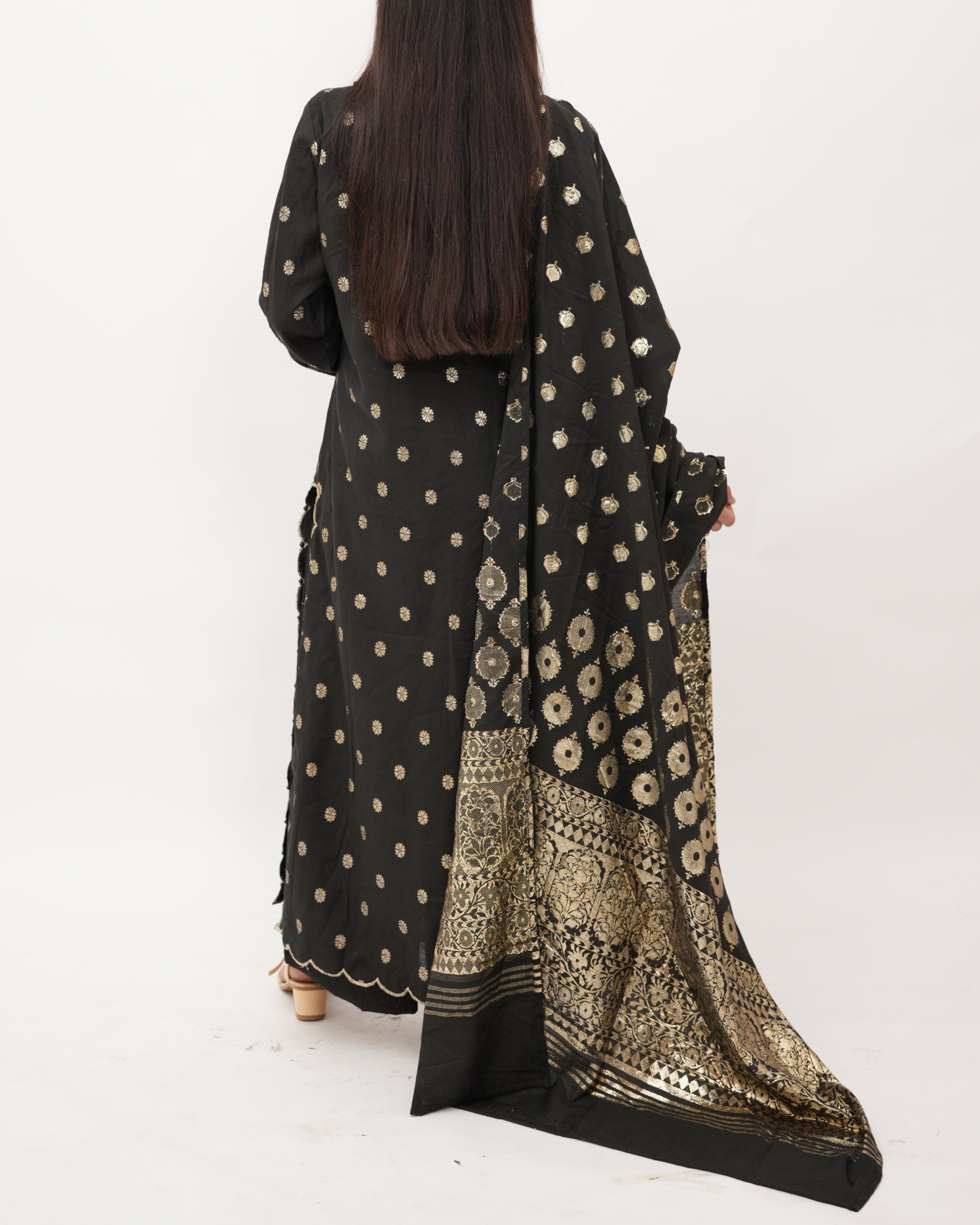 Zari Jacquard 3pcs Suit