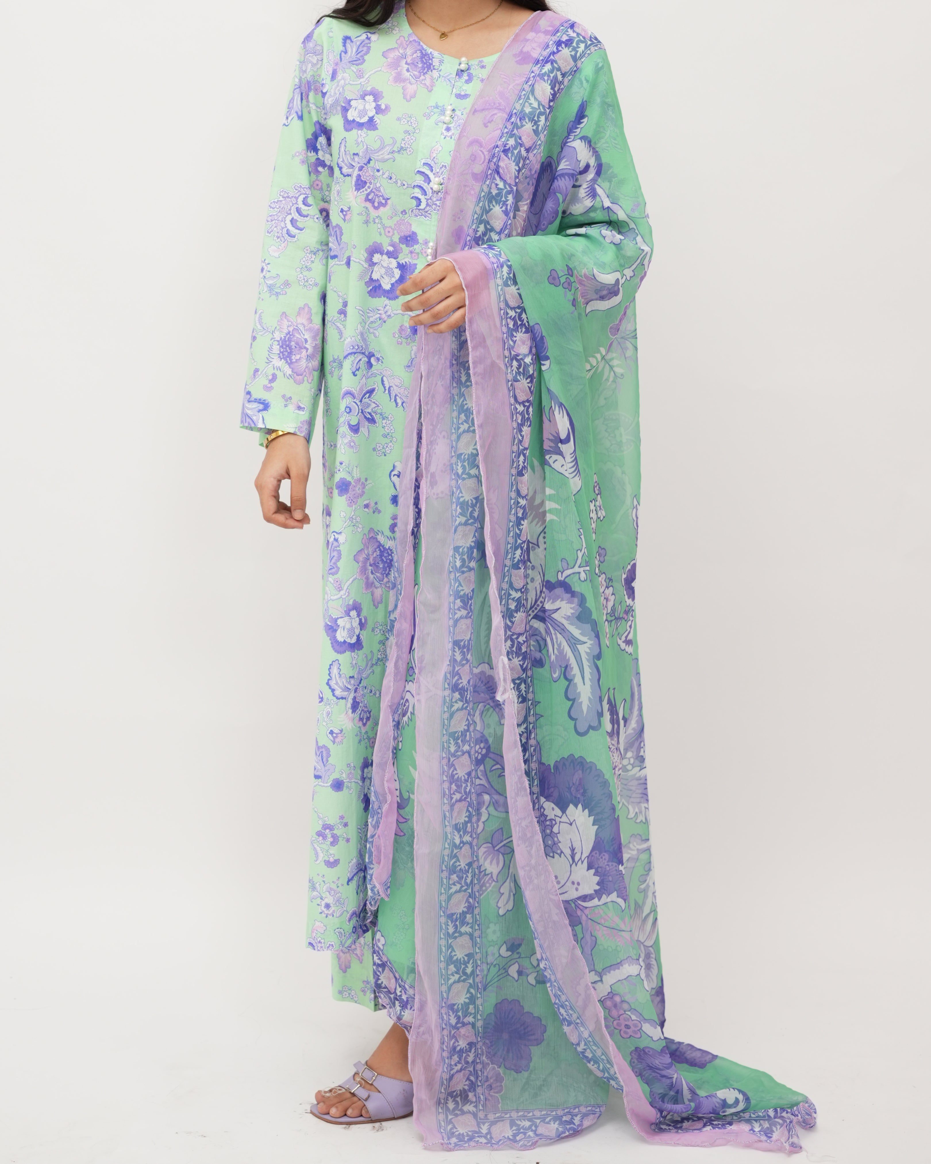 Cambric Lawn 3pcs Suit