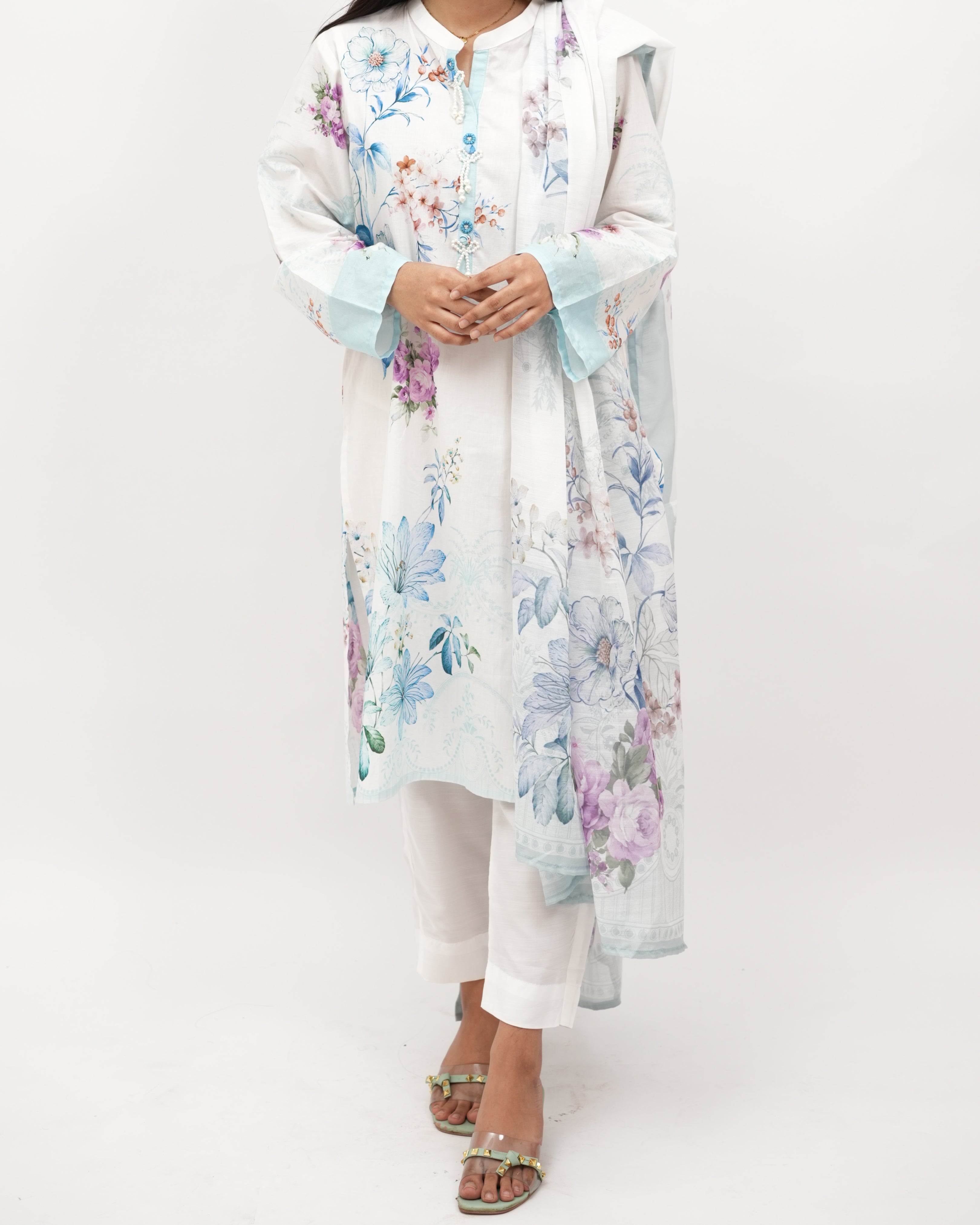 Cambric Lawn 2pcs Suit