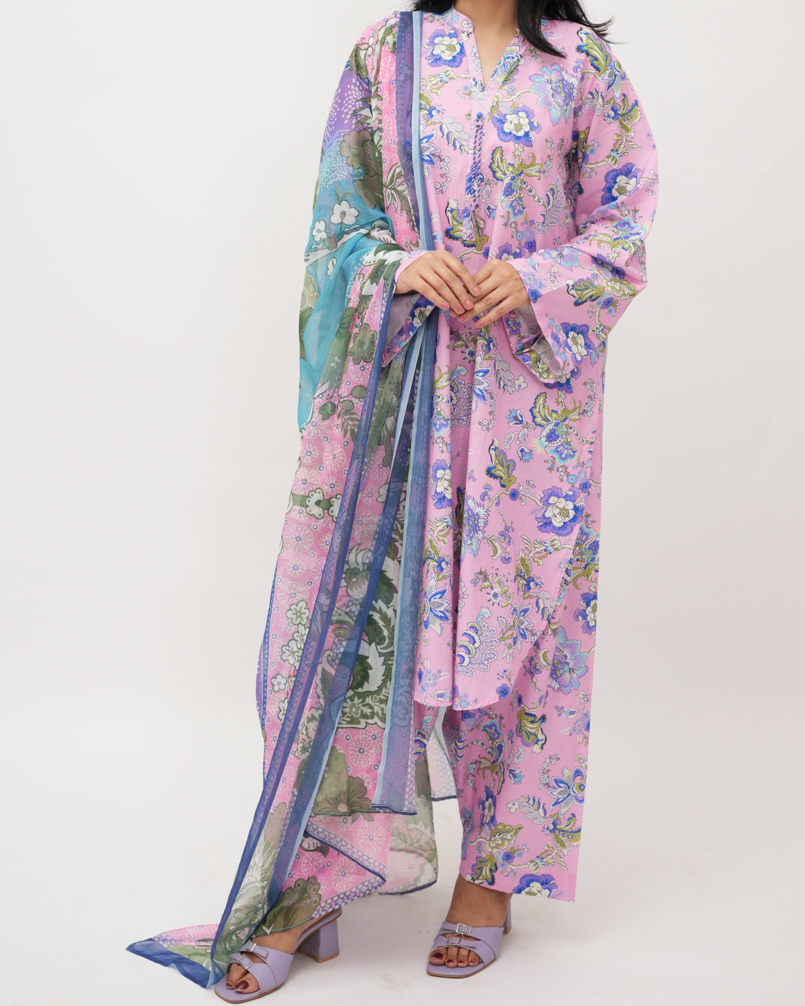 Cambric Lawn 3pcs Suit