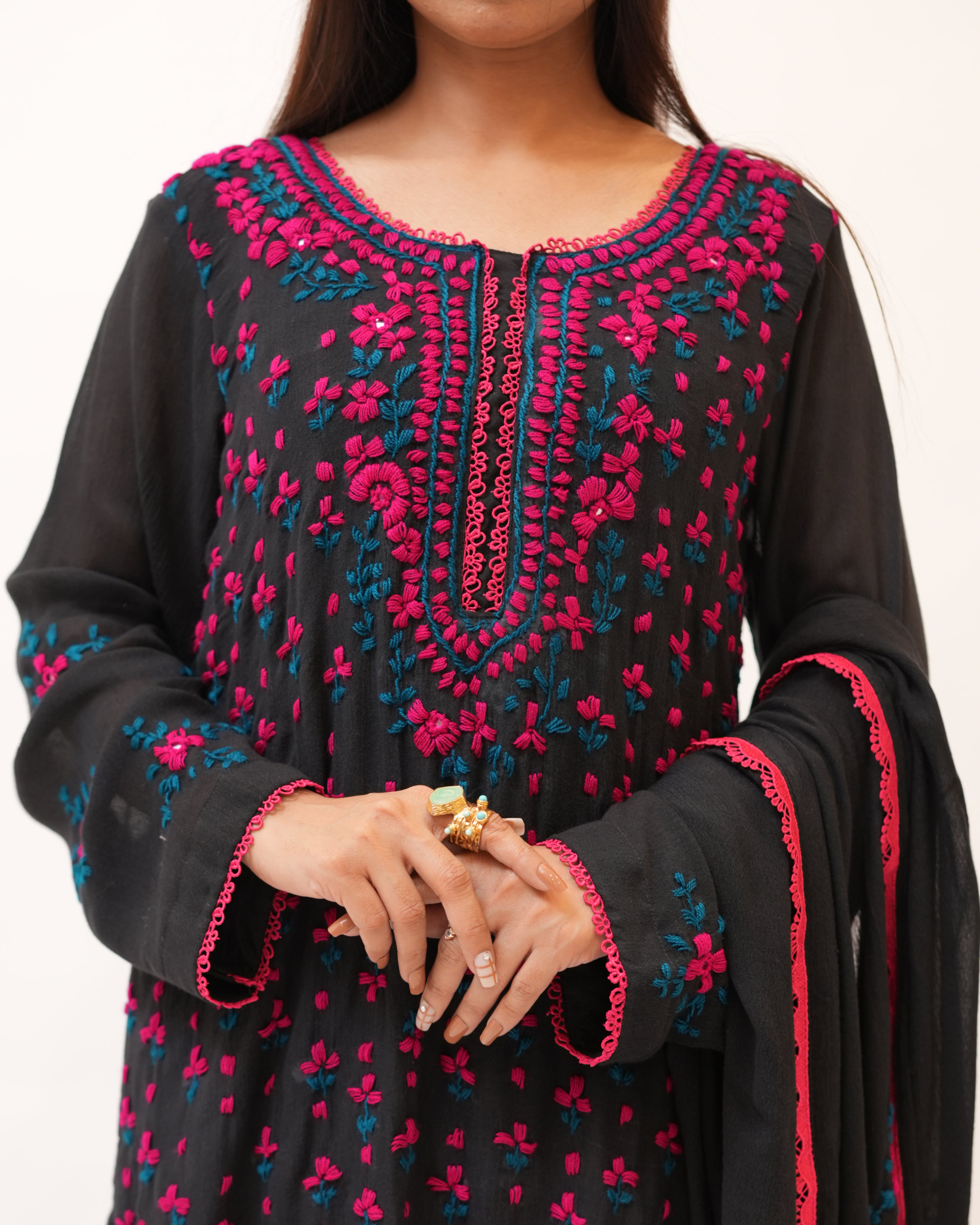 Heavy Hand Embroidery  3 pcs