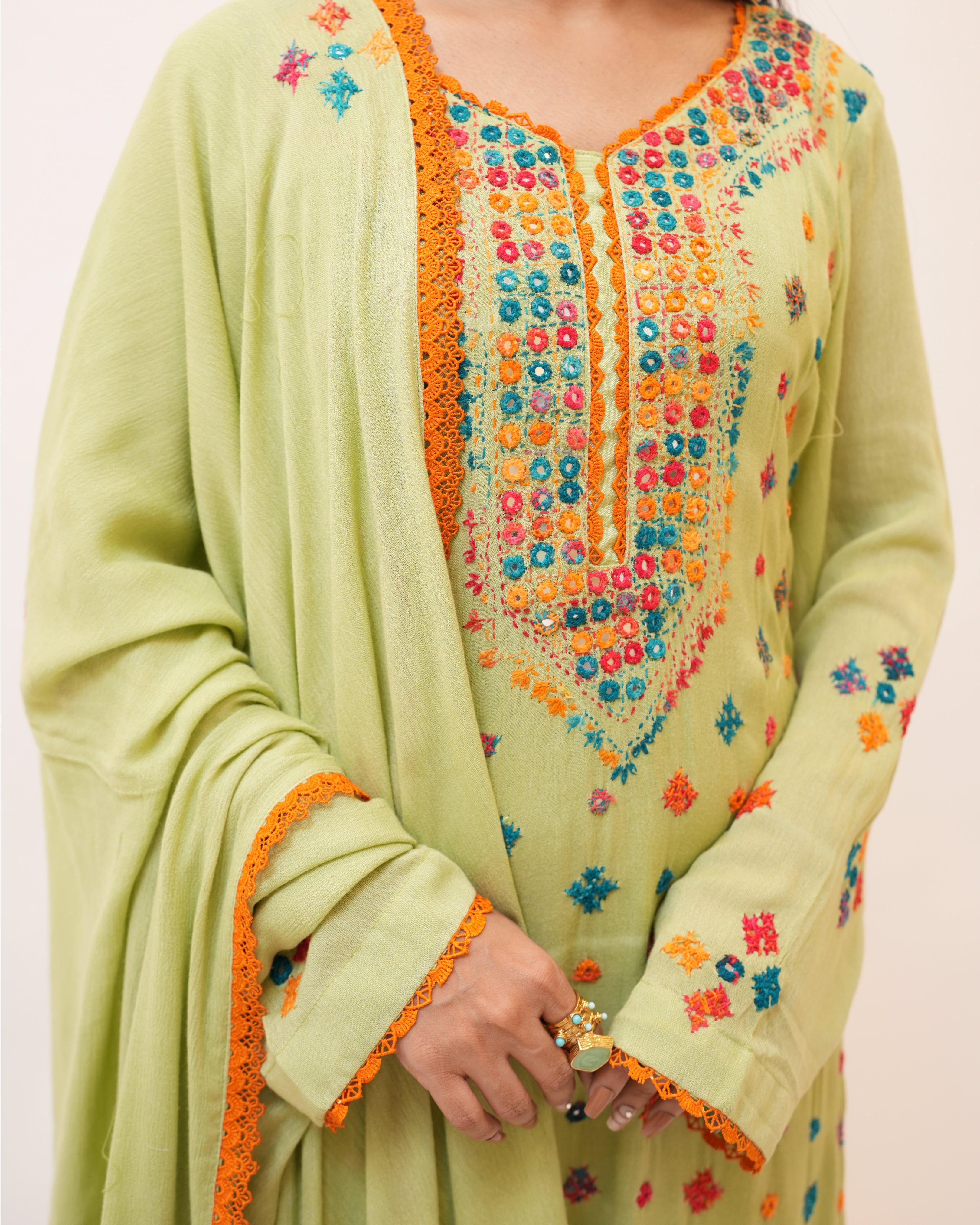 Heavy Hand Embroidery  3 pcs