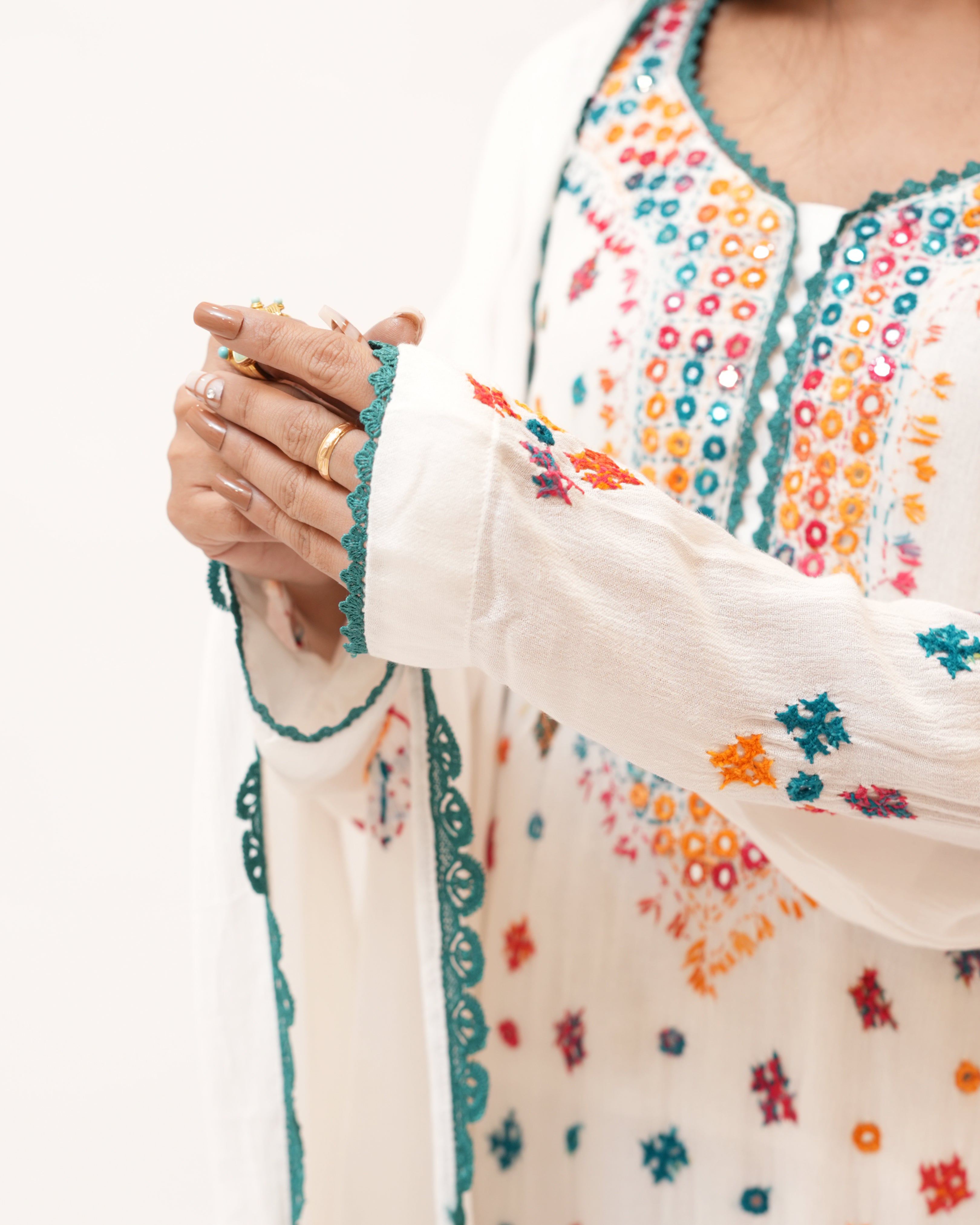 Heavy Hand Embroidery  3 pcs
