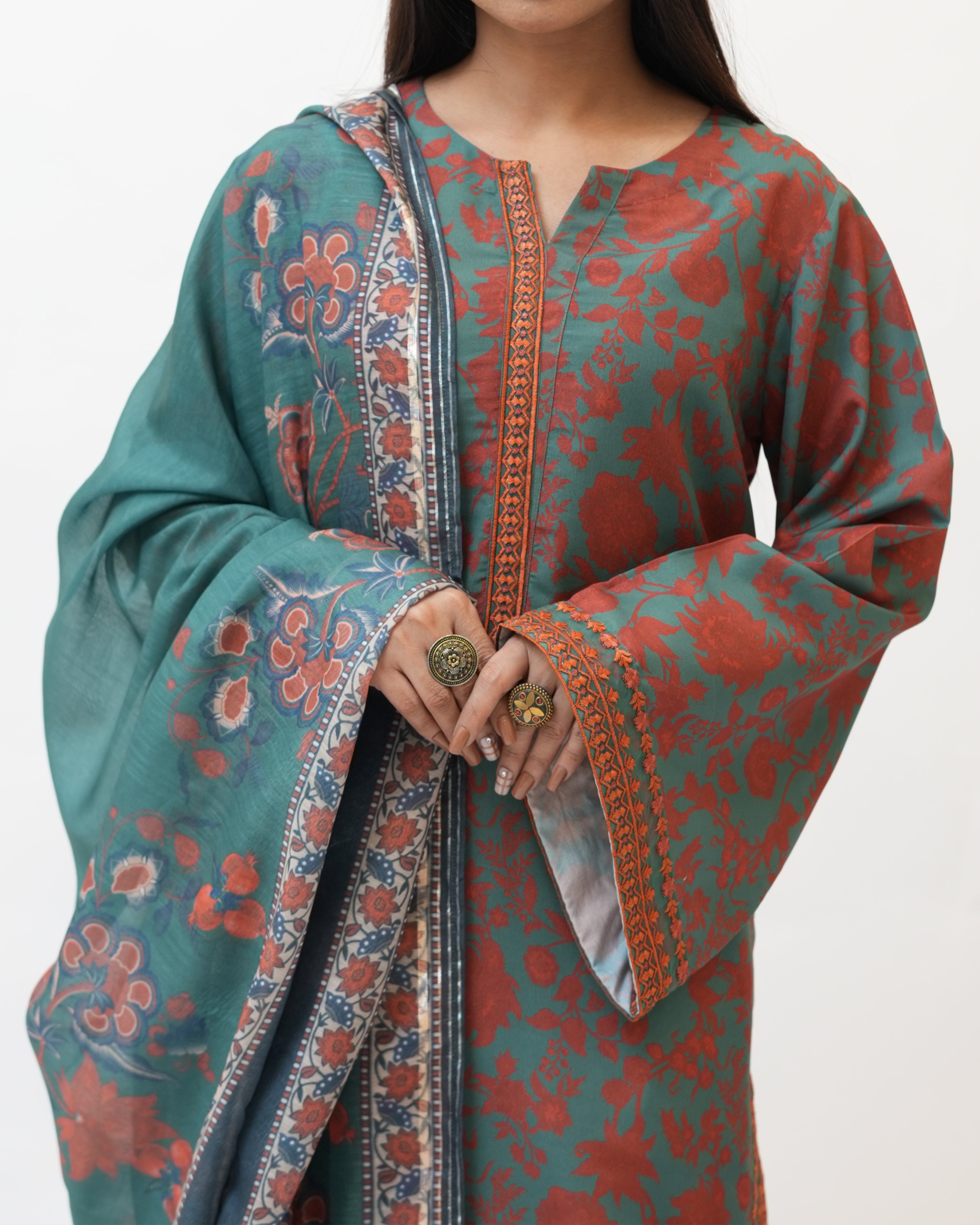 Printed Swiss Lawn 3 pcs