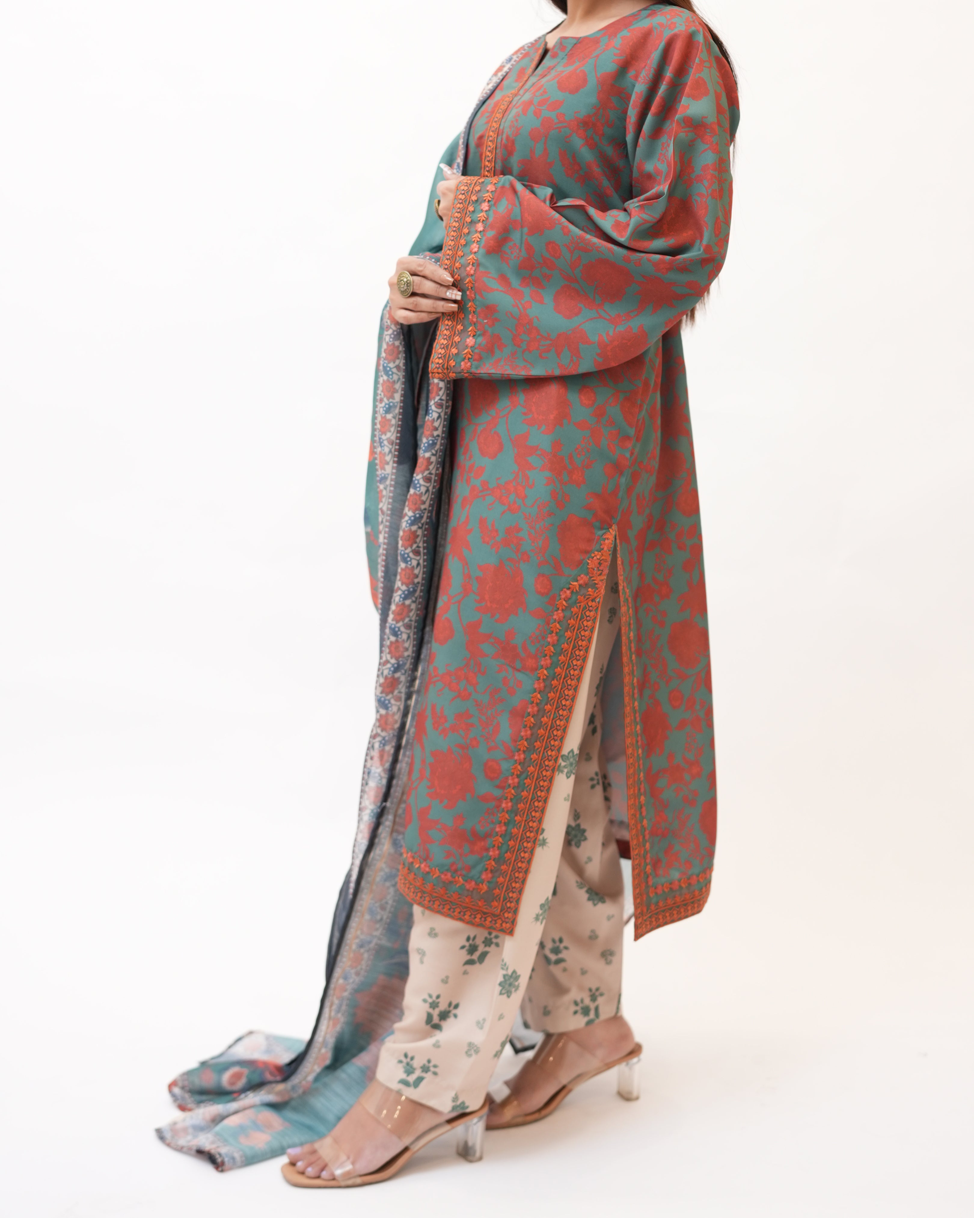 Printed Swiss Lawn 3 pcs