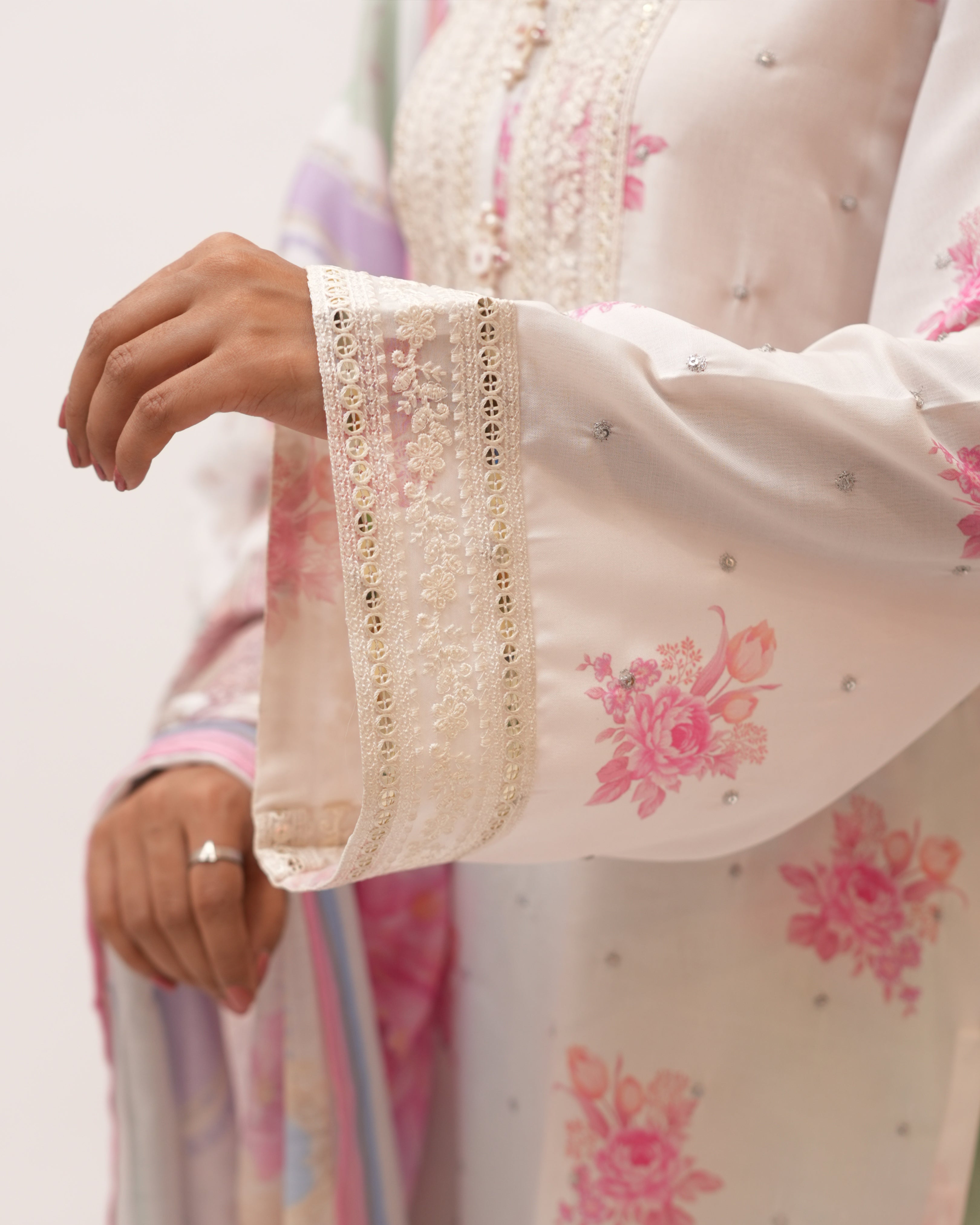Swiss Lawn Full Sequence Embroidery 3Pcs