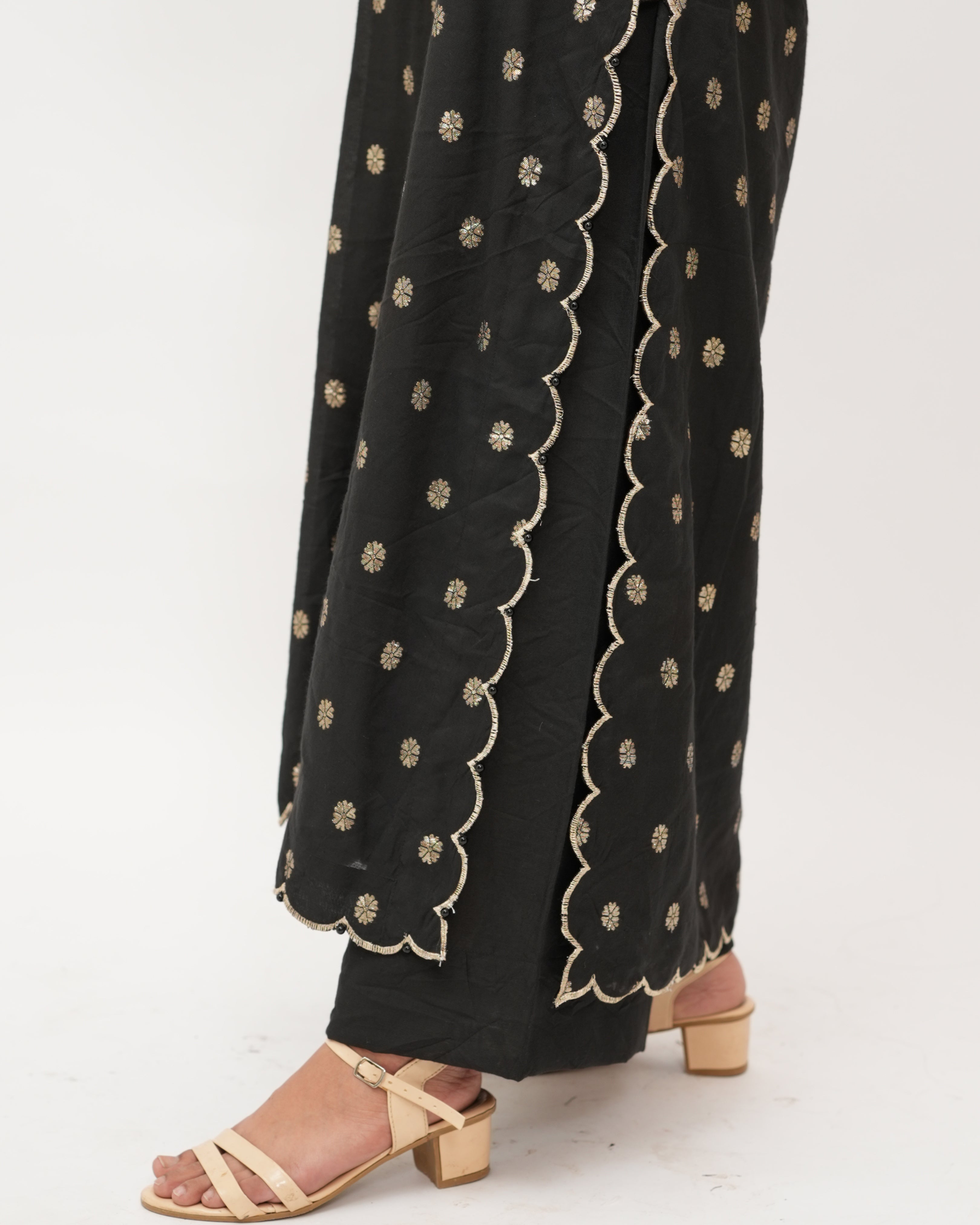 Zari Jacquard 3pcs Suit