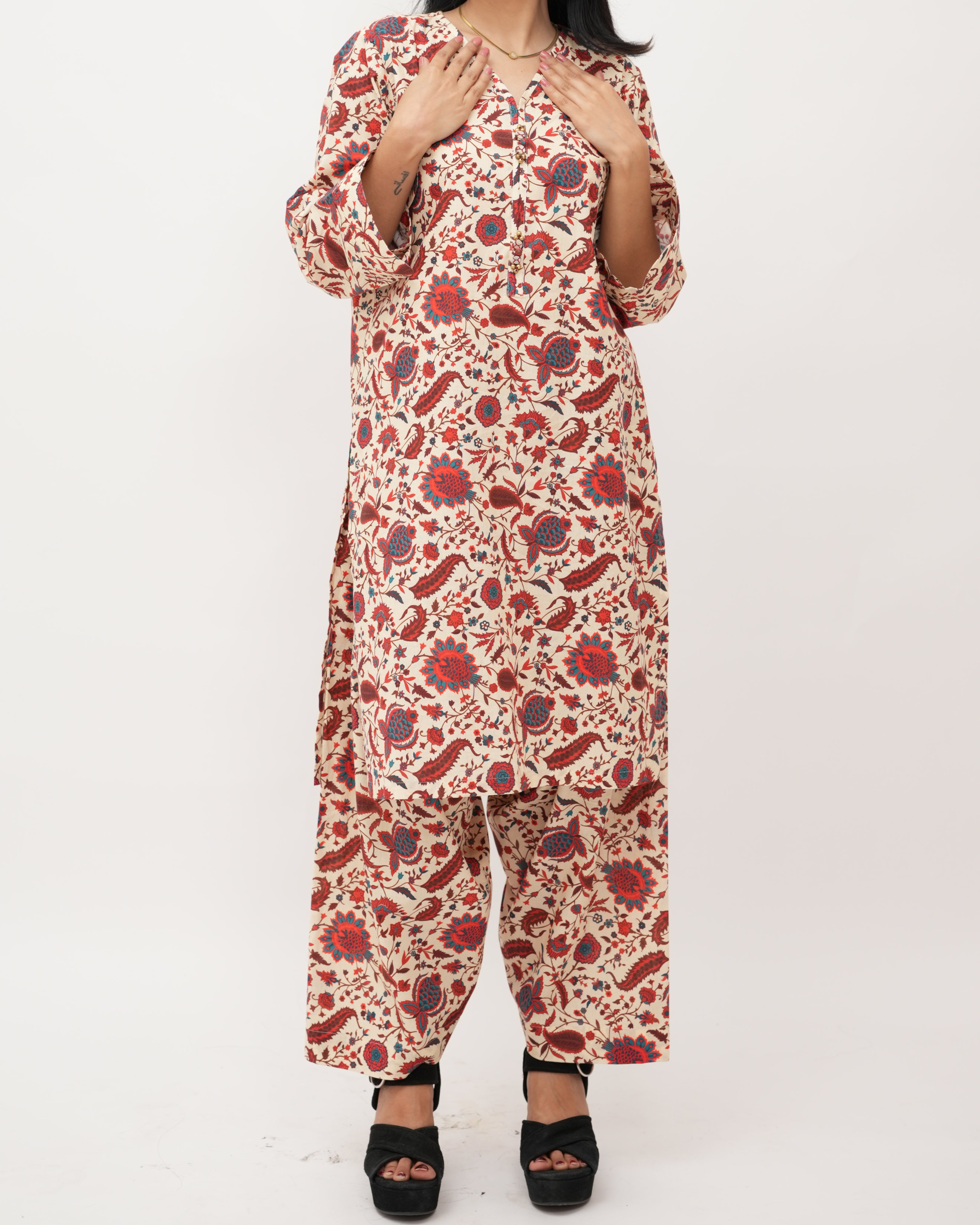 Cambric Lawn 2pcs Suit