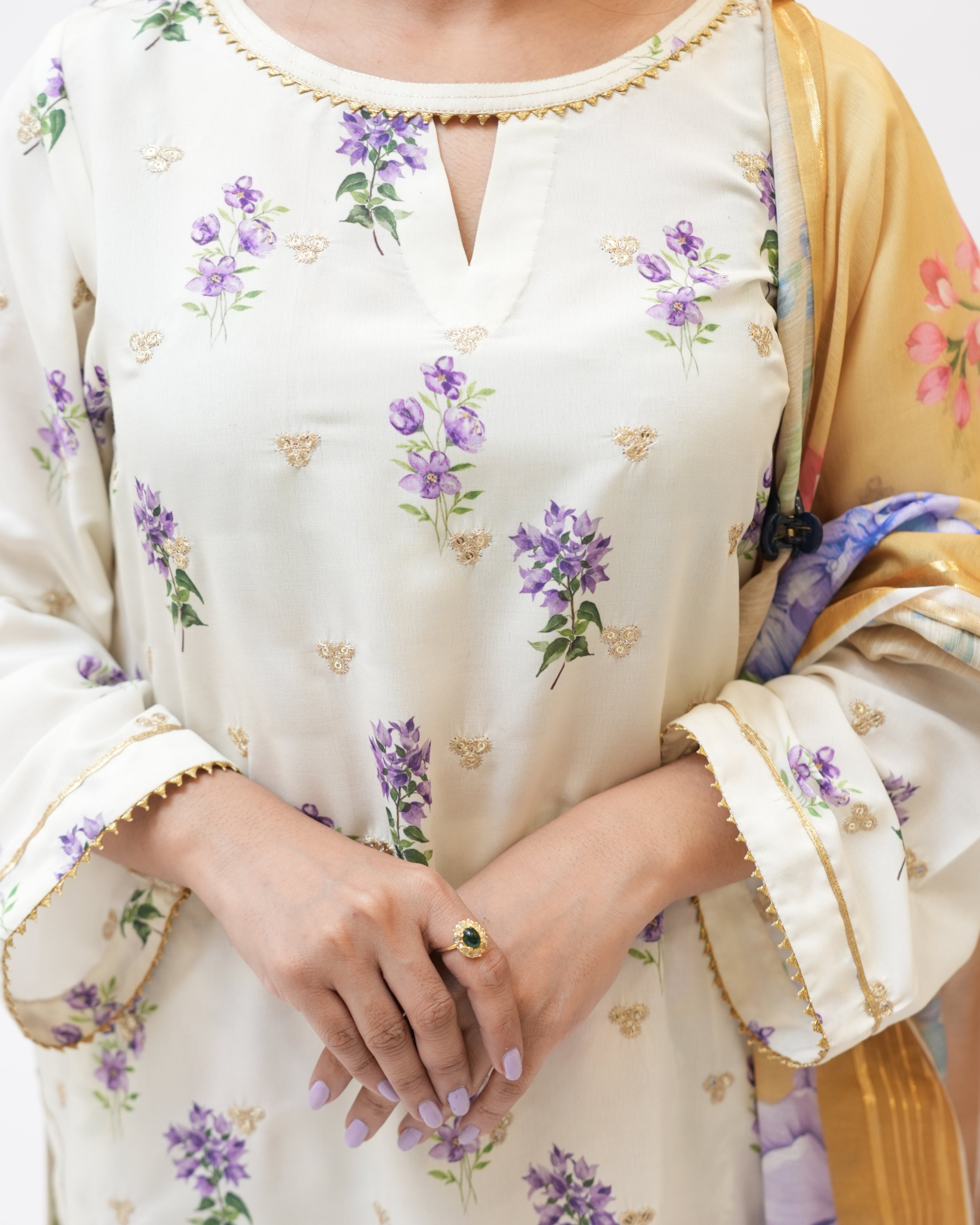 Swiss Lawn full Sequence Embroidery 3 pcs