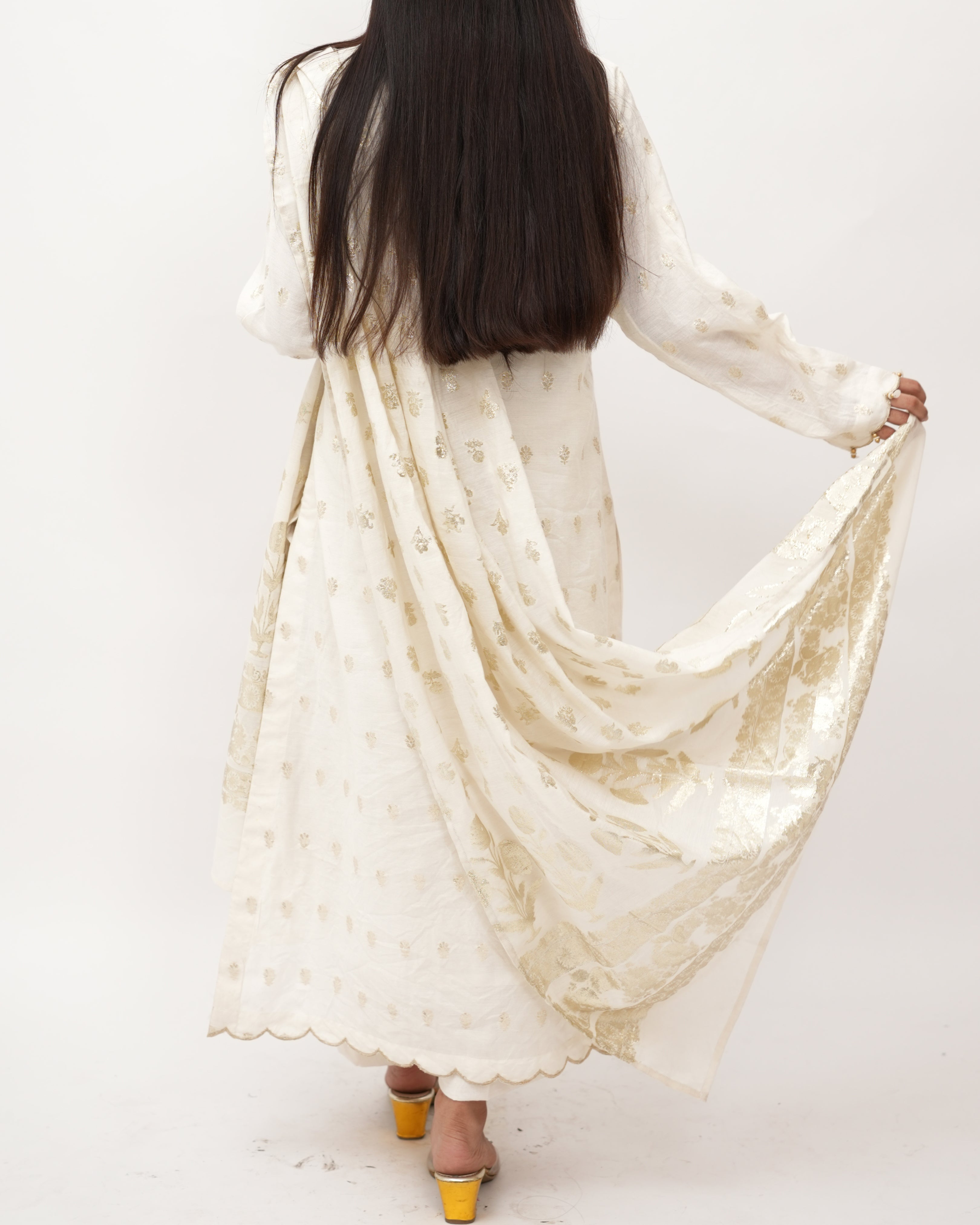 Zari Jacquard 3pcs Suit