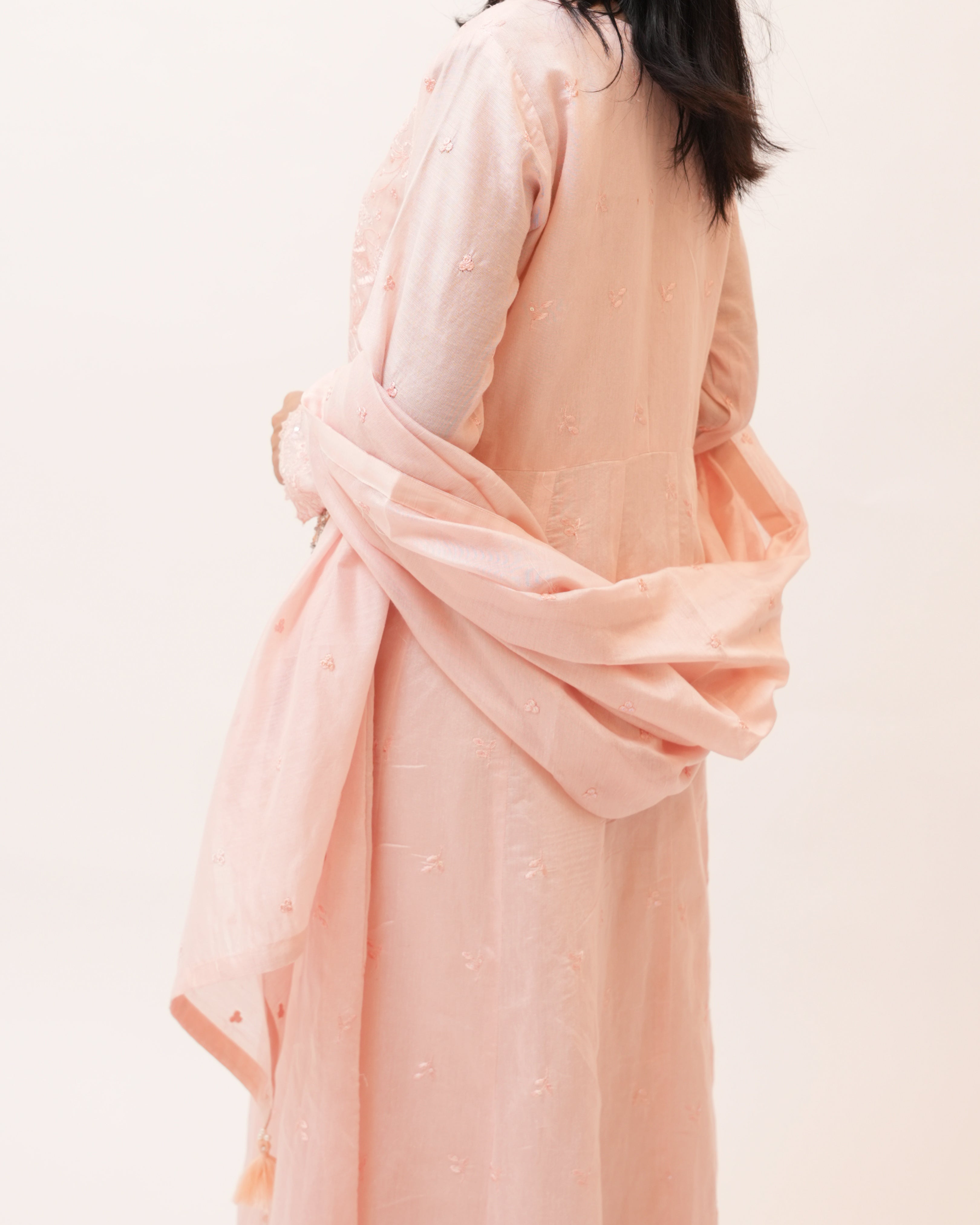 Khaddi Net Full Embroidery Mexi 3pcs