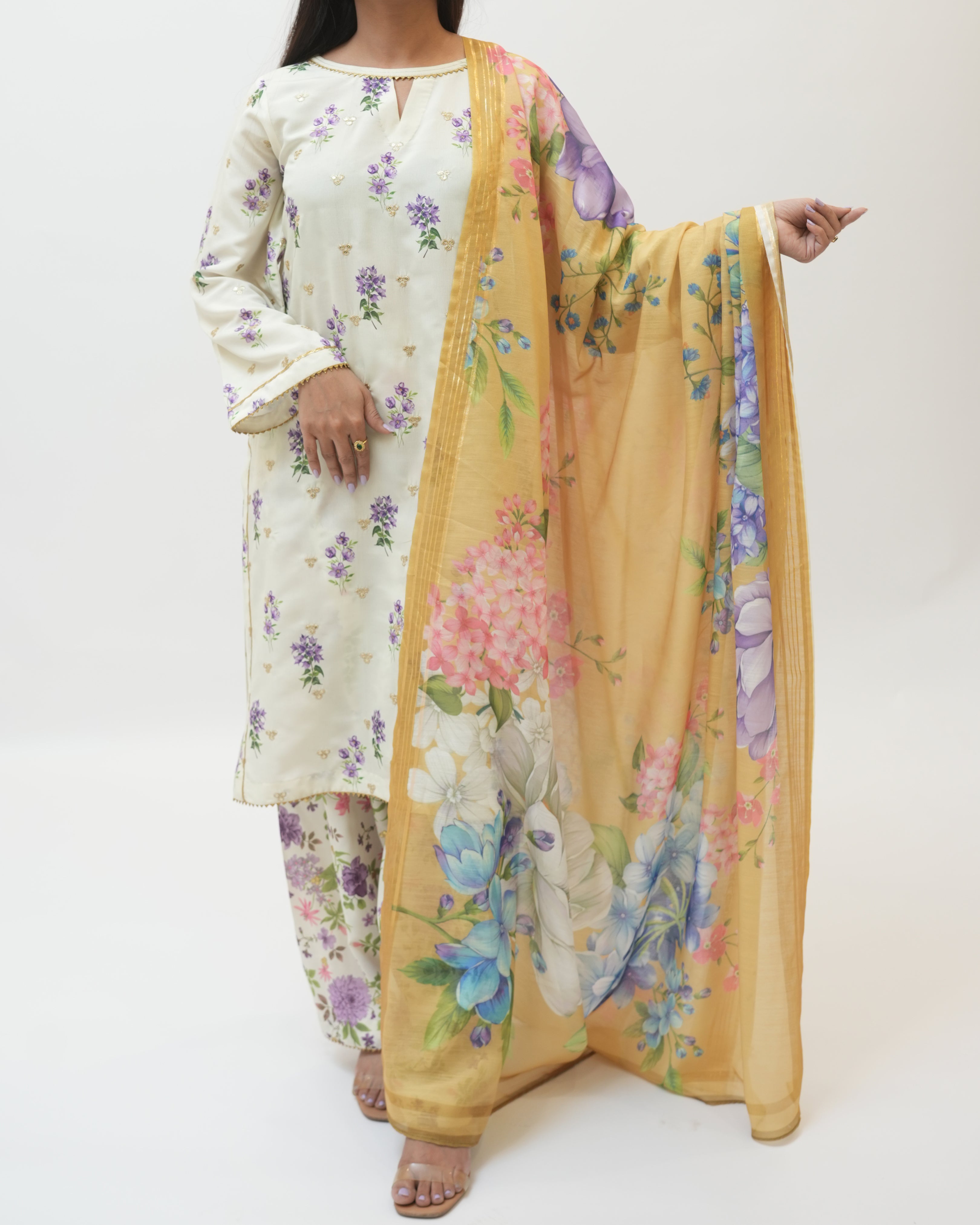 Swiss Lawn full Sequence Embroidery 3 pcs