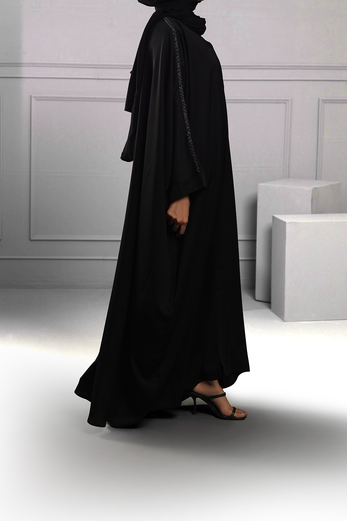 Abaya Black Jalbaab Emb