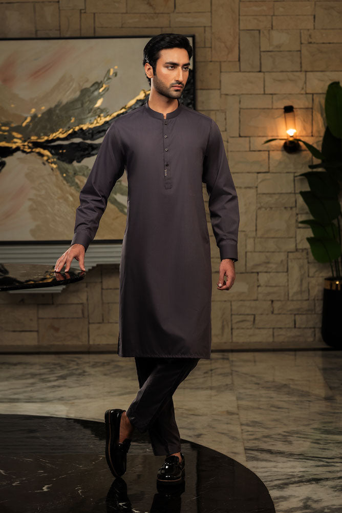 Men Fog grey Premium Kurta Pajama