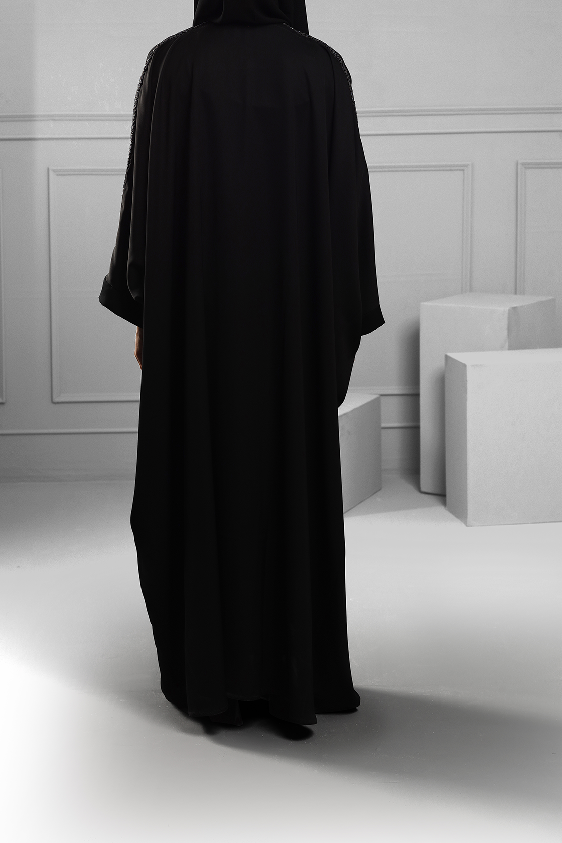 Abaya Black Jalbaab Emb