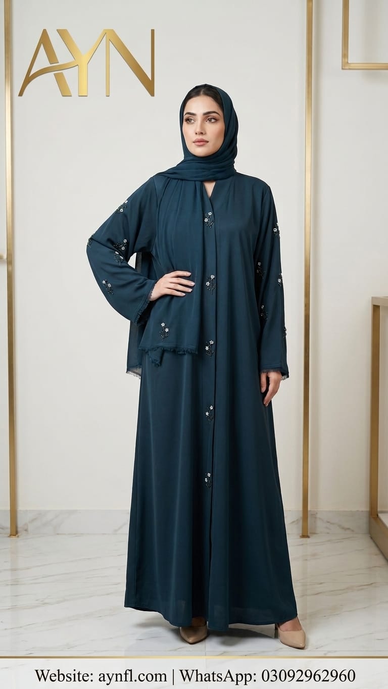 Cut Dana Hand Work Abaya by AYN