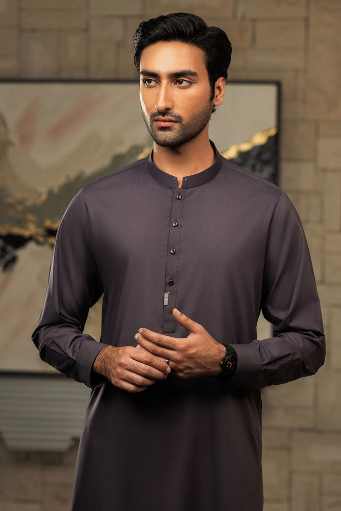 Men Fog grey Premium Kurta Pajama