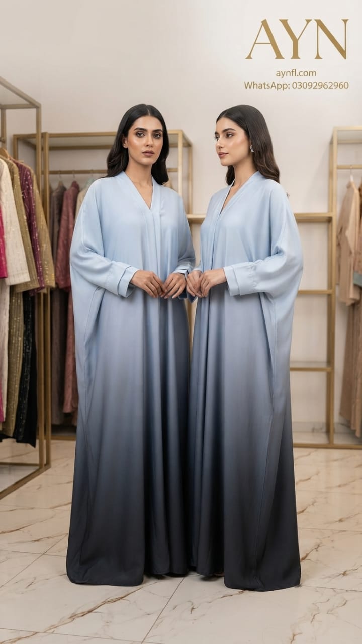 Tie &amp; Dye Abaya By AYN