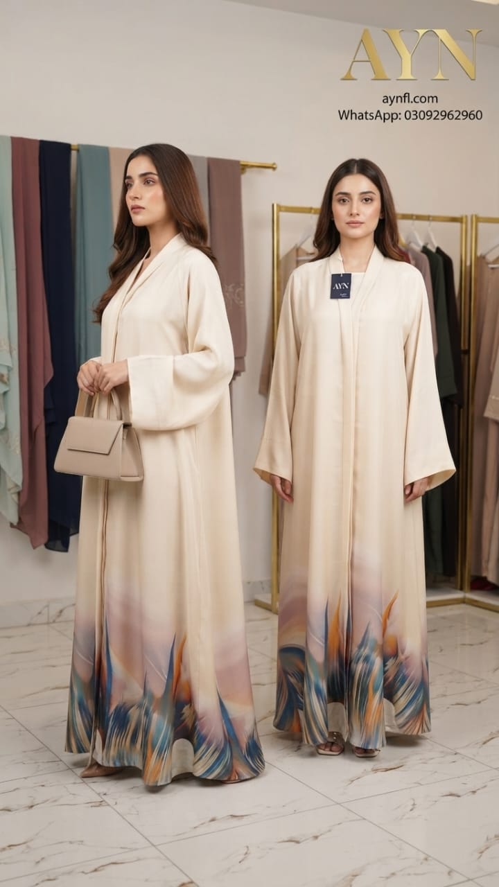Tie &amp; Dye Abaya By AYN