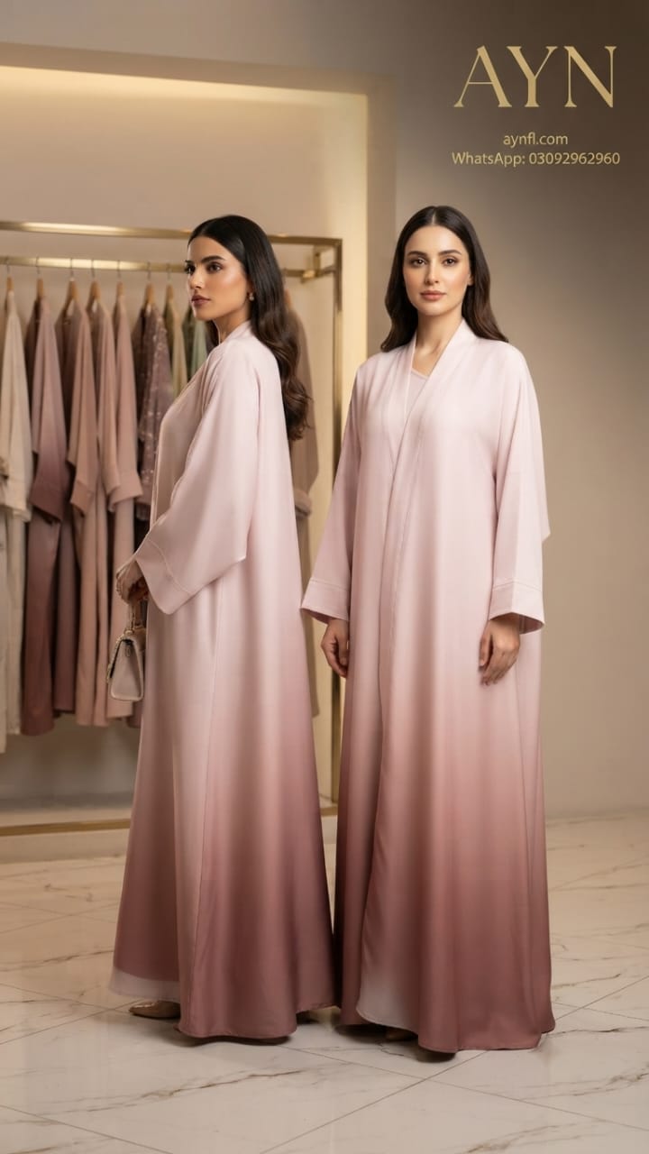 Tie &amp; Dye Abaya By AYN