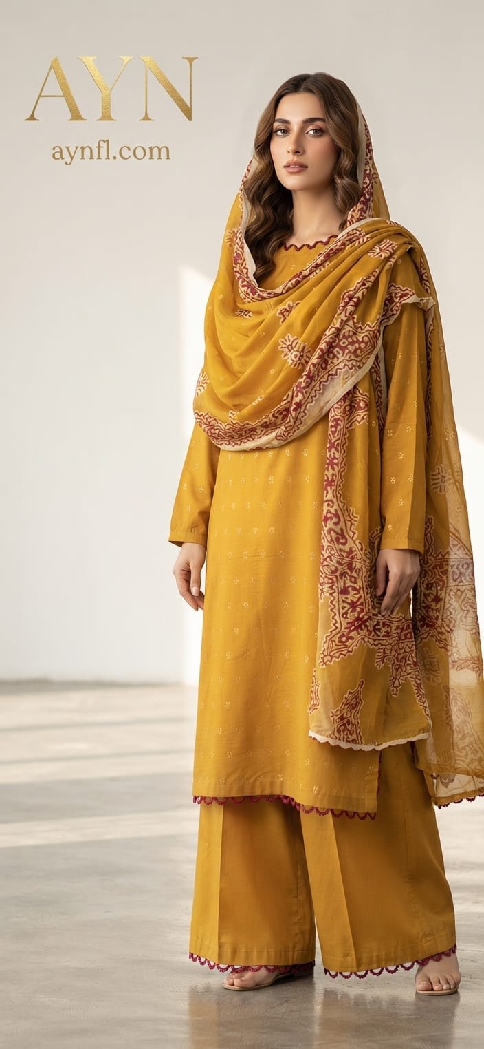 Zari Lawn 3Pcs By AYN